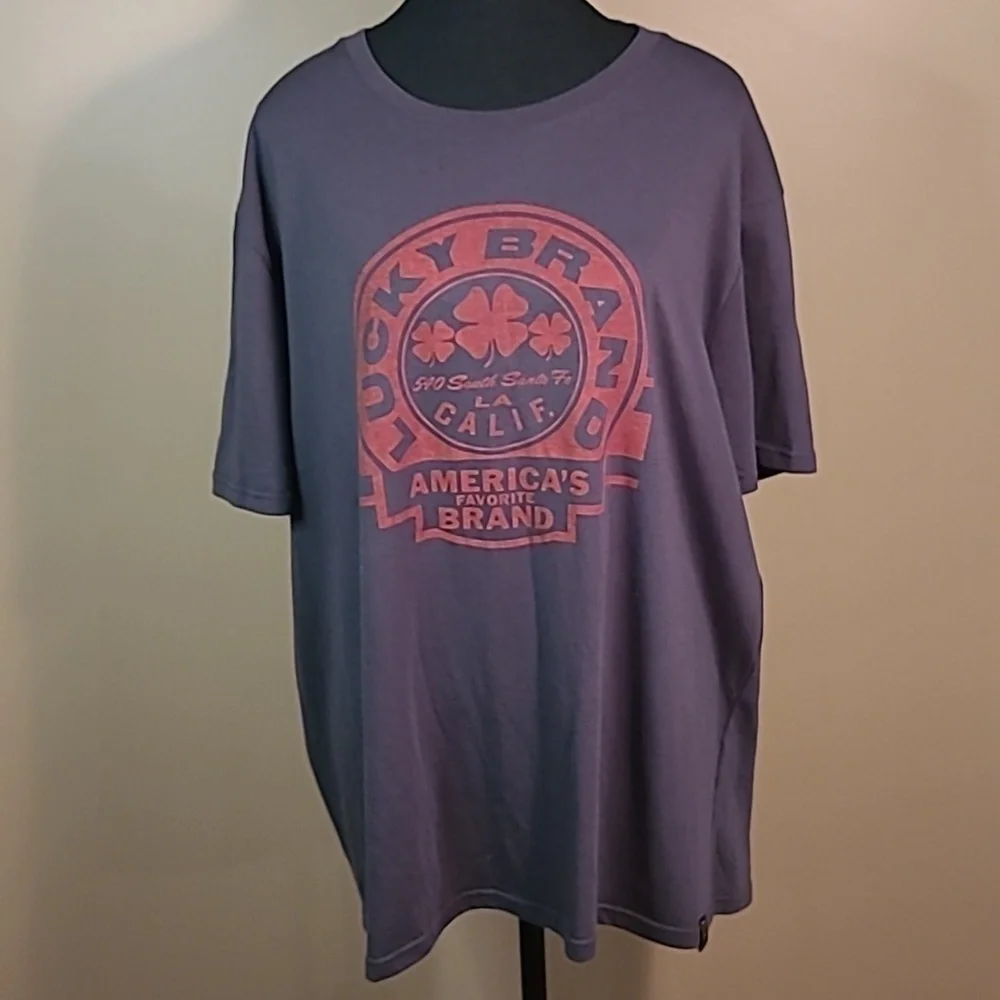 LUCKY BRAND Graphic Short Sleeved T-shirt, Size XXL - Picture 1 of 10